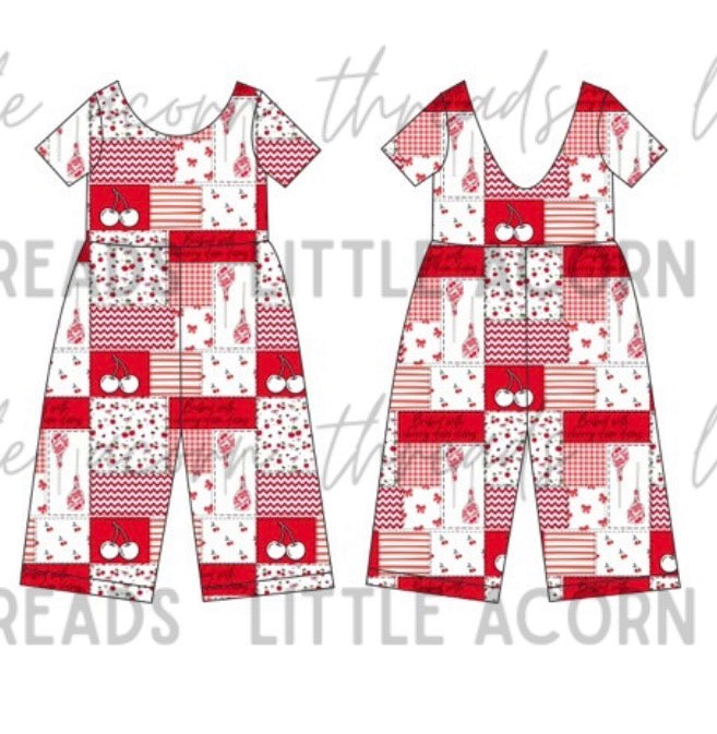Cherry Sucker Jumpsuit