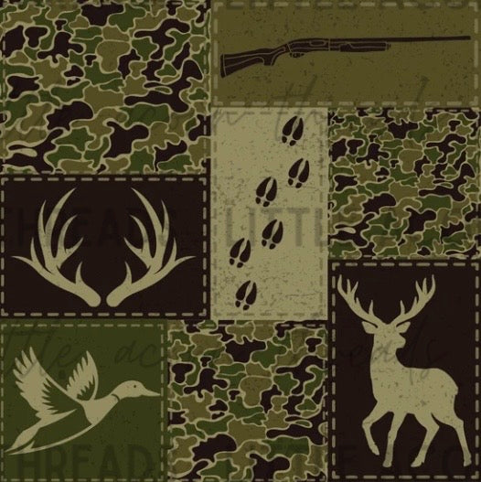 Hunting patchwork PREORDER