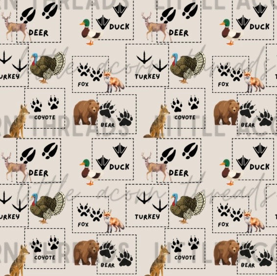 Animal tracks 16 PREORDER
