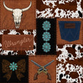 Girly Western Cowprint