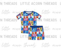 Clues Two Piece Short Sleeve Short Set