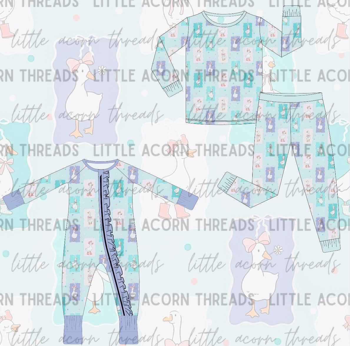 Blue & Purple Girly Goose PREORDER